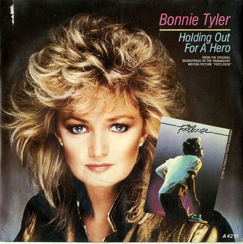 Bonnie Tyler Holding Out For A Hero 7" vinyl single (7 inch record / 45) UK BTY07HO46176