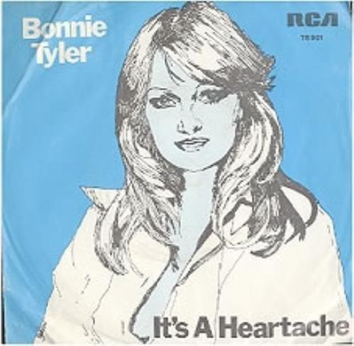 Bonnie Tyler It's A Heartache 7" vinyl single (7 inch record / 45) Turkish BTY07IT174294
