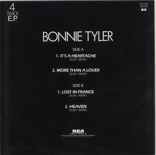 Bonnie Tyler It's A Heartache 12" vinyl single (12 inch record / Maxi-single) UK BTY12IT79021