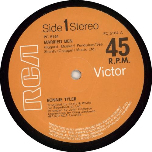 Bonnie Tyler Married Men 12" vinyl single (12 inch record / Maxi-single) UK BTY12MA227015