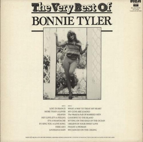 Bonnie Tyler The Very Best Of vinyl LP album (LP record) UK BTYLPTH746645
