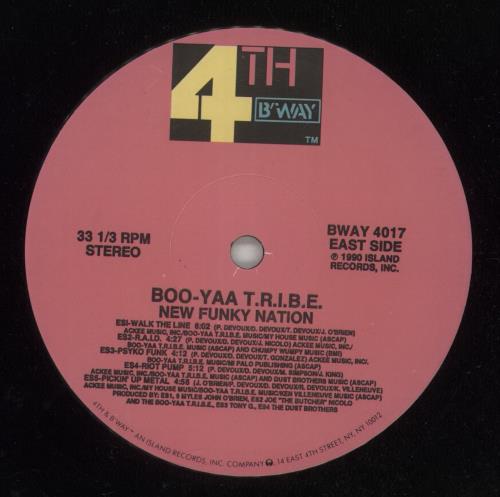 Boo-Yaa Tribe New Funky Nation vinyl LP album (LP record) US C8OLPNE869510