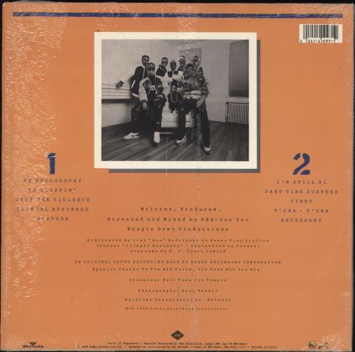 Boogie Down Productions By All Means Necessary vinyl LP album (LP record) US B9OLPBY619214
