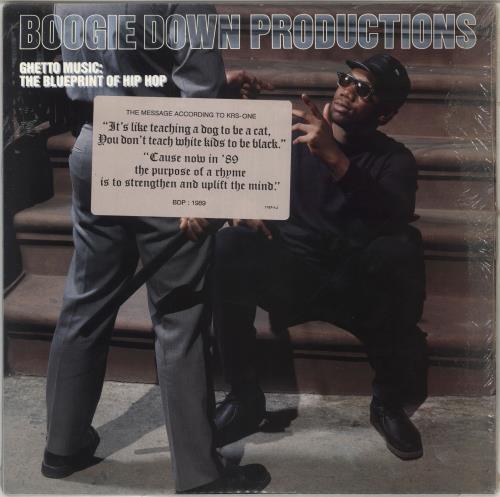 Boogie Down Productions Ghetto Music: The Blueprint Of Hip Hop vinyl LP album (LP record) US B9OLPGH709380