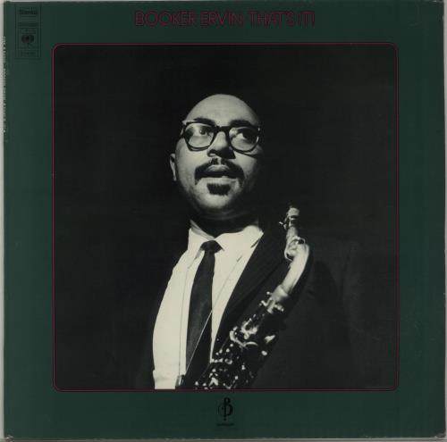Booker Ervin That's It! vinyl LP album (LP record) Dutch B8QLPTH675310