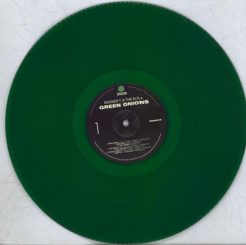 Booker T. & The M.G.'s Green Onions - Green Vinyl - 180g vinyl LP album (LP record) UK BKTLPGR825727