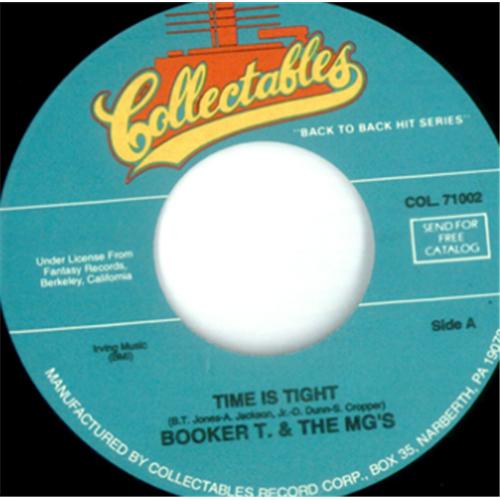 Booker T. & The M.G.'s Time Is Tight 7" vinyl single (7 inch record / 45) US BKT07TI422260