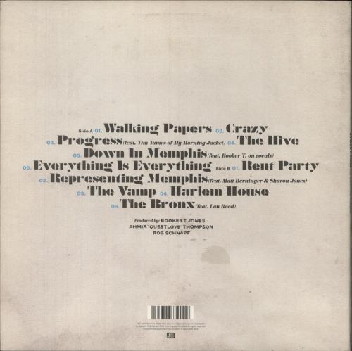 Booker T. Jones The Road From Memphis vinyl LP album (LP record) US -S7LPTH882425