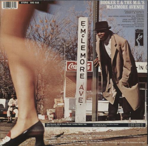 BOOKER T & THE MG'S/MCLEMORE AVENUE(STS2027) Booker T. \u0026 The M.G.\u0027s McLemore Avenue UK vinyl LP album (LP