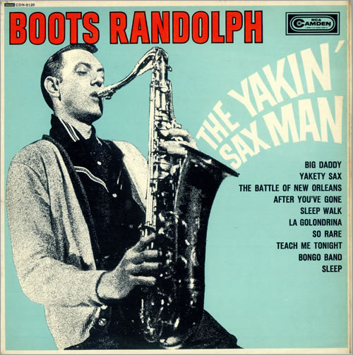 Boots Randolph The Yakin' Sax Man vinyl LP album (LP record) UK RFBLPTH486065