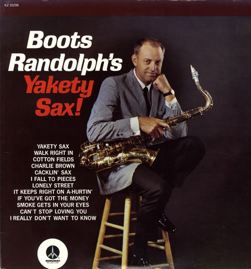 Boots Randolph Yakety Sax vinyl LP album (LP record) US RFBLPYA559681