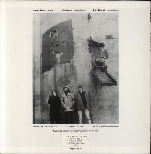 Borbetomagus New York Performances vinyl LP album (LP record) US Q49LPNE851026