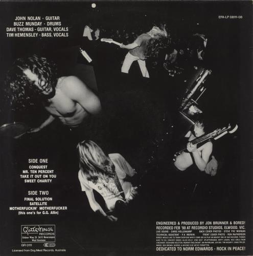 Bored! Take It Out On You vinyl LP album (LP record) German C92LPTA863111