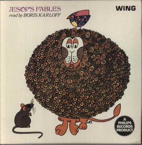 Boris Karloff Aesop's Fables vinyl LP album (LP record) UK KFFLPAE862558