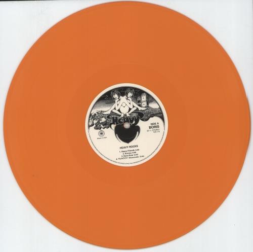 Boris Heavy Rocks - Orange Vinyl 2-LP vinyl record set (Double LP Album) US BS62LHE886738