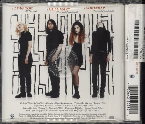 Boss Hog I Dig You CD single (CD5 / 5") UK HOGC5ID159838