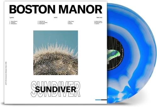 Boston Manor Sundiver - Blue & White Ink Spot Vinyl - Sealed vinyl LP album (LP record) UK I9ULPSU854666