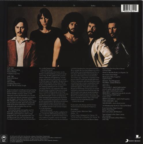 Boston Boston - 180gram Vinyl vinyl LP album (LP record) UK BOSLPBO773743