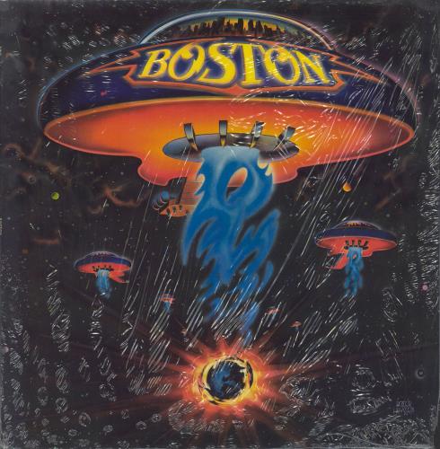 Boston Boston - shrink vinyl LP album (LP record) UK BOSLPBO830418