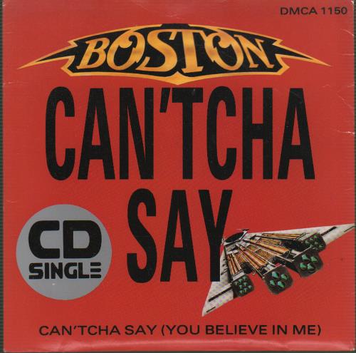 Boston Can'tcha Say - 7" Sleeve Pack CD single (CD5 / 5") UK BOSC5CA95196
