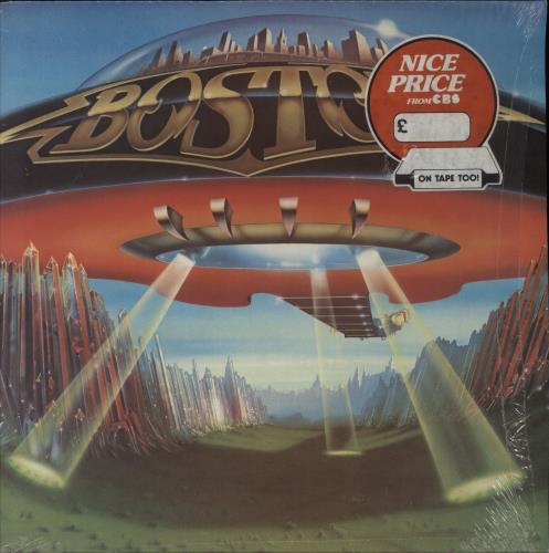 Boston Don't Look Back - Shrink vinyl LP album (LP record) UK BOSLPDO864361