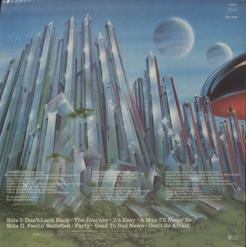 Boston Don't Look Back - Shrink vinyl LP album (LP record) UK BOSLPDO864361