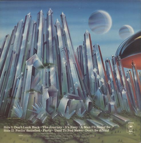 Boston Don't Look Back - Stickered vinyl LP album (LP record) UK BOSLPDO284601