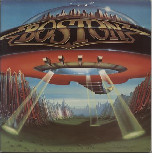 Boston Don't Look Back vinyl LP album (LP record) US BOSLPDO757829