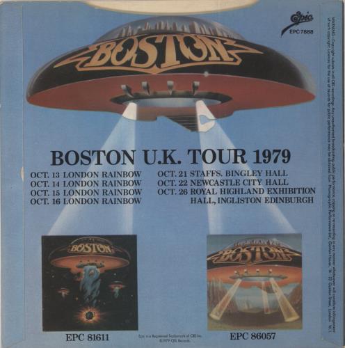 Boston Don't Look Back 7" vinyl single (7 inch record / 45) UK BOS07DO856034