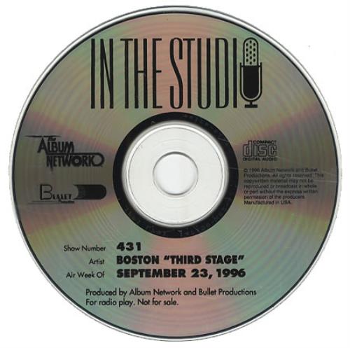 Boston In The Studio - Third Stage CD album (CDLP) US BOSCDIN119983
