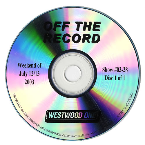 Boston Off The Record CD-R acetate US BOSCROF480877