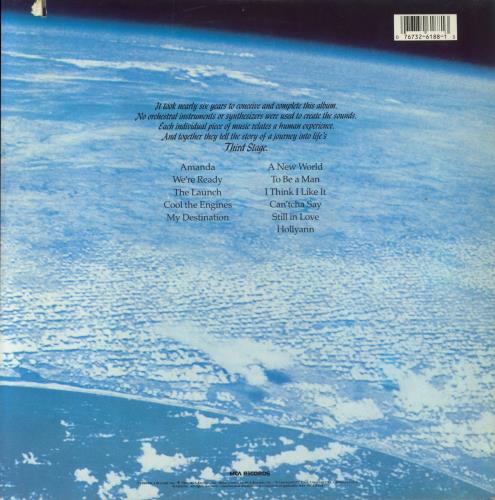 Boston Third Stage vinyl LP album (LP record) US BOSLPTH326113