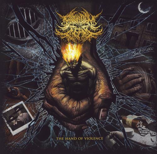 Bound In Fear The Hand of Violence - Transparent with Blood Splatter Vinyl vinyl LP album (LP record) US 6WWLPTH827435