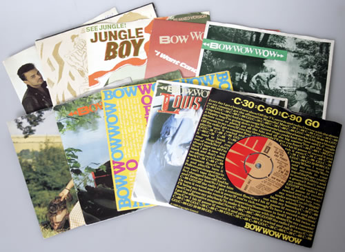 Bow Wow Wow Collection of 10 x 7" Vinyl Single 7" vinyl single (7 inch record / 45) UK BWW07CO568928