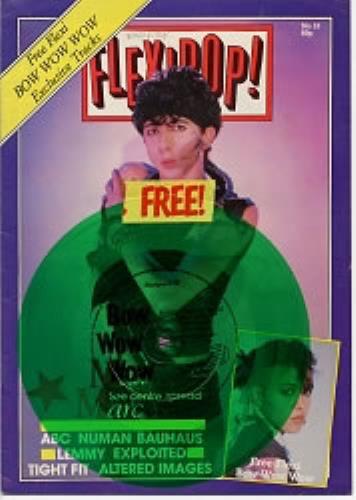Bow Wow Wow Flexipop Magazine Issue 18 + Green Flexi magazine UK BWWMAFL62099