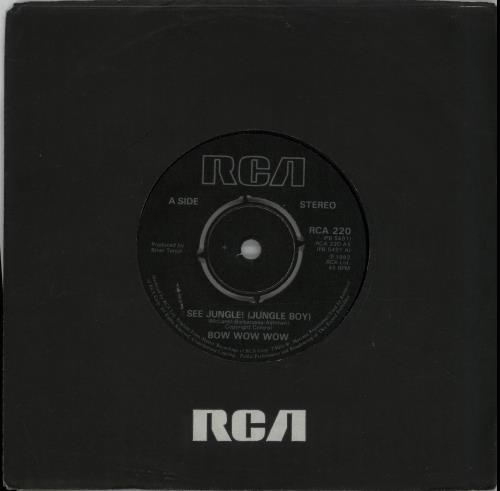 Bow Wow Wow See Jungle! Jungle Boy 7" vinyl single (7 inch record / 45) UK BWW07SE647705