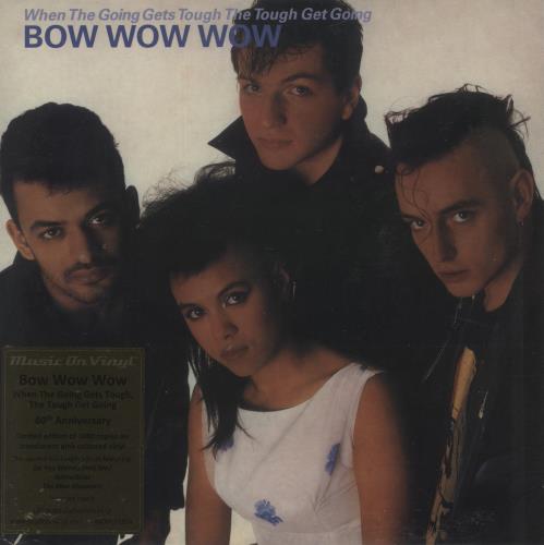 Bow Wow Wow When The Going Gets Tough The Tough Get Going - Pink Vinyl vinyl LP album (LP record) UK BWWLPWH869654