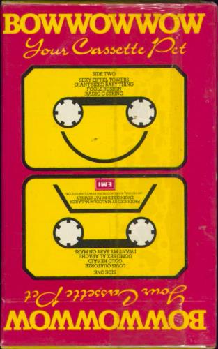 Bow Wow Wow Your Cassette Pet - Sealed cassette album UK BWWCLYO782409
