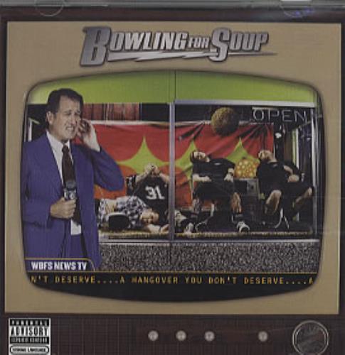 Bowling For Soup A Hangover You Don't Deserve CD album (CDLP) UK BWFCDAH306938