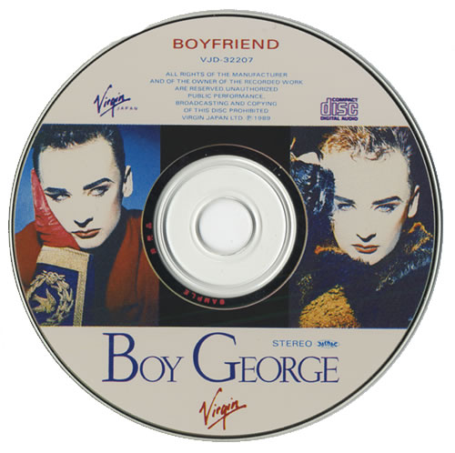 Boy George Boyfriend - picture CD CD album (CDLP) Japanese BOYCDBO66727