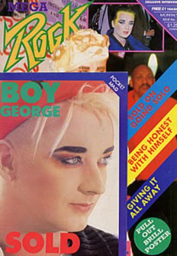 Boy George Mega Rock magazine UK BOYMAME216768