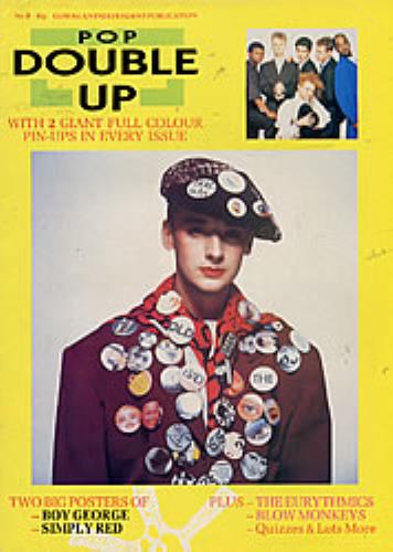 Boy George Pop Double Up magazine UK BOYMAPO216828