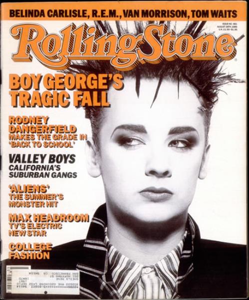 Boy George Rolling Stone Mag magazine US BOYMARO131444