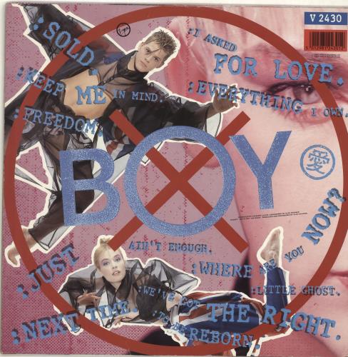 Boy George Sold - Autographed vinyl LP album (LP record) UK BOYLPSO691297