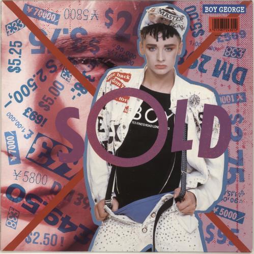 Boy George Sold - Autographed vinyl LP album (LP record) UK BOYLPSO691298