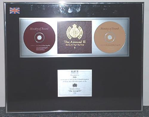 Boy George The Annual II award disc UK BOYAWTH286900