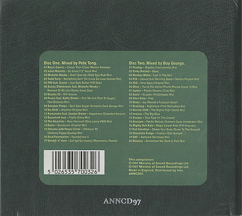 Boy George The Annual III 2 CD album set (Double CD) UK BOY2CTH157460
