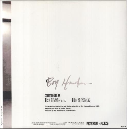 Boy Harsher Country Girl EP - 1st 12" vinyl single (12 inch record / Maxi-single) US 05-12CO857470