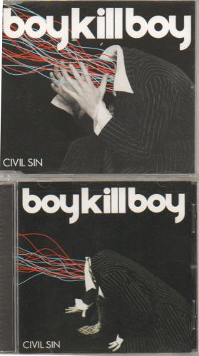 Boy Kill Boy Civil Sin 2-CD single set (Double CD single) UK BYY2SCI365538