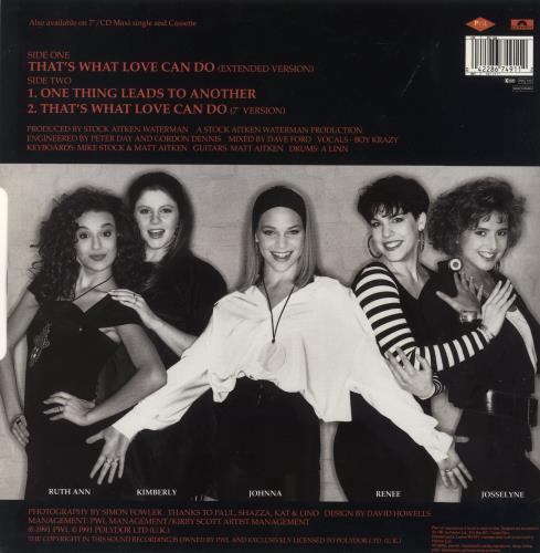 Boy Krazy That's What Love Can Do 12" vinyl single (12 inch record / Maxi-single) UK BKR12TH34331